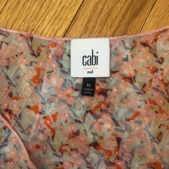Cabi floral print top - Picture 3 of 6